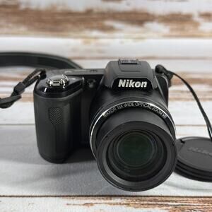 Nikon Coolpix L110 Digital Camera 12.1MP Black Tested